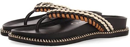 Gioseppo - Itaja - Vrouwenslippers - Zwart - Leren Wreefband