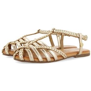 Gioseppo - Tanlay Sandalen - Metallic Goud - Leer - Verstelbare Band