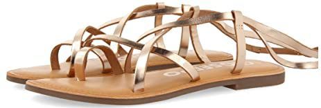 GIOSEPPO - Sandalen - Goudkleurig - Dunne Bandjes - Leder