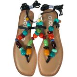Gioseppo - Challex - Sandalen - Zwart - Leren Zolen