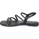 Gioseppo - Jeceaba - Sandalen - Zwart - Gewatteerde Latex Leren Binnenzool