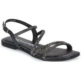Gioseppo - Jeceaba - Sandalen - Zwart - Gewatteerde Latex Leren Binnenzool