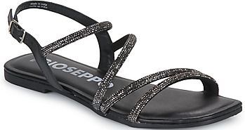 Gioseppo - Jeceaba - Sandalen - Zwart - Gewatteerde Latex Leren Binnenzool