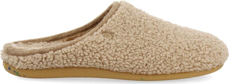 Hot Potatoes - 92093 - Pantoffel - Taupe - Textiel - Duurzaam