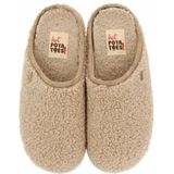 Hot Potatoes - 92093 - Pantoffels - Taupe - Textiel - Duurzaam en Comfortabel