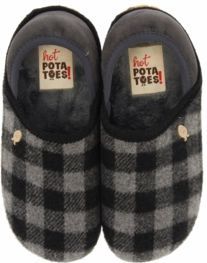 Hot Potatoes 92100 Sloffen Heren Junior - Grey - Maat 28