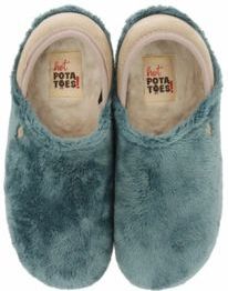 Hot Potatoes - 92106 - Pantoffel - Green - Polyester - 2-in-1