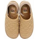 Hot Potatoes - 92107 - Pantoffel - Beige - Textiel - Natuurlijk Rubber
