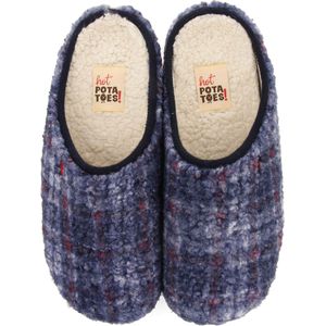 Gioseppo - Ramsau - Pantoffels - Blauw - Gerecycled Fleece - Babouche-Stijl