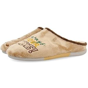 HOT POTATOES Golspie Herenpantoffels, beige, 42 EU, Beige