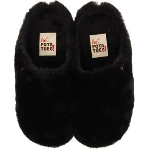 Hot Potatoes - Oberdorf - Pantoffels - Zwart - Textiel