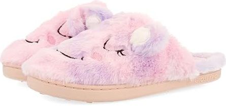 Pantoffels meerkleurig met monstergezicht voor meisjes en jongens Hamna, Meerkleurig, 36 EU