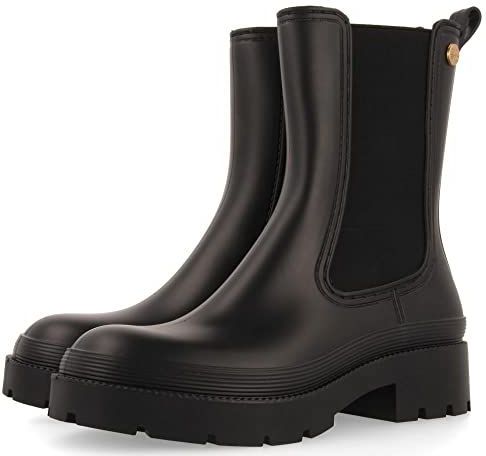 Gioseppo - Bilston - Regenlaarzen - Zwart - Polyester - Waterdicht