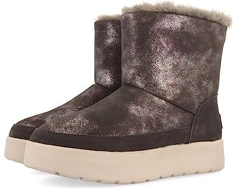 GIOSEPPO Banff - Bootschoenen - Grijs - Buitenkant van Metallic Korst Leer