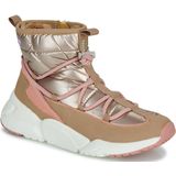 Gioseppo Lekang Enkellaarsjes - Goud - Bont - Ademend - Gerecycled