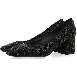 GIOSEPPO Zwarte damesschoenen met kristallen details darnick, Zwart, 39 EU