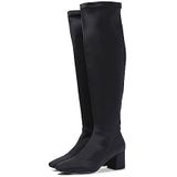 Gioseppo - Kiberg - Overknee Laarzen - Zwart - Middelhoge Hak