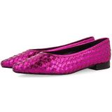 Gioseppo - FW23 - Ballerina's - Fuchsia - Leren - Flexibele Zool