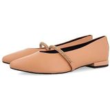 Gioseppo - Lamlash - Ballerina - Nude - Leer - Strass Kristallen