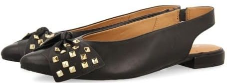 Gioseppo - Kallmet - Ballerina's - Zwart - Leren Slingback met Strikdetail