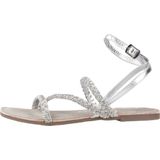 Gioseppo - Sorlingas - Sandalen - Zilver - Leer - Strass Detail