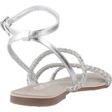 Gioseppo - Sorlingas - Sandalen - Zilver - Leer - Strass Detail