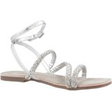 Gioseppo - Sorlingas - Sandalen - Zilver - Leer - Strass Detail