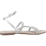 Gioseppo - Sorlingas - Sandalen - Zilver - Leer - Strass Detail