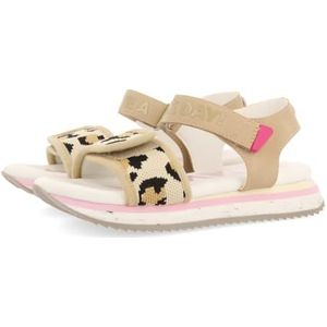 GIOSEPPO Ficarra pantoffels voor meisjes, Luipaard Print, 35 EU