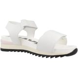 Gioseppo - Looe - Sandalen - Wit - Met Verstelbare Bandjes en Lila Accenten