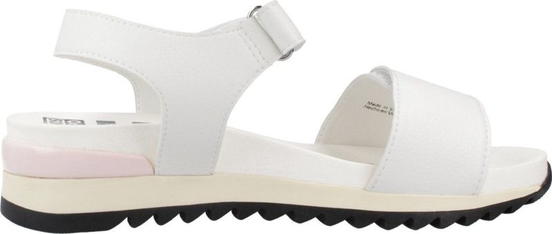 Gioseppo - Looe - Sandalen - Wit - Met Verstelbare Bandjes en Lila Accenten