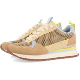 Gioseppo - Vamo - Sneakers - Beige - Katoenen Mesh Stof