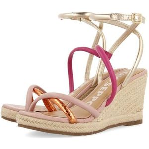 GIOSEPPO Rometta Espadrilles damessandalen, sleehak, roze, 40 EU, Roze, 40 EU