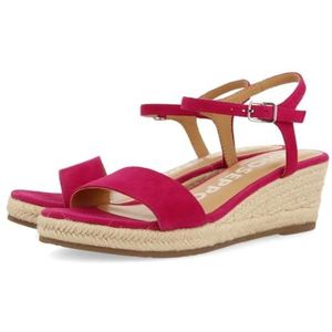 GIOSEPPO XARRE Espadrilles voor dames, sandalen met sleehak, Fuxia, 38 EU, Fuchsia, 38 EU