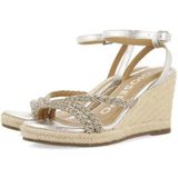 Gioseppo - Menfi - Sandalen - Zilver - Esparto Sleehak