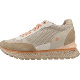 GIOSEPPO Kajan - Damessneakers - Beige - Materiaalmix - Uitneembare Inlegzool