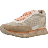 GIOSEPPO Kajan - Damessneakers - Beige - Materiaalmix - Uitneembare Inlegzool