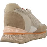 GIOSEPPO Kajan - Damessneakers - Beige - Materiaalmix - Uitneembare Inlegzool