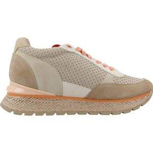 GIOSEPPO Kajan - Damessneakers - Beige - Materiaalmix - Uitneembare Inlegzool