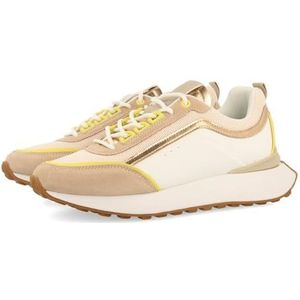 GIOSEPPO Ballagat - Sneakers - Nude - Leer en Roosterstof - Uitneembaar Voetbed