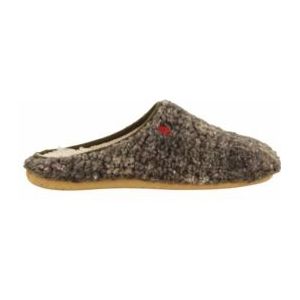 Hot Potatoes - Ramsau - Pantoffel - Khaki - Textiel - Duurzame Zool