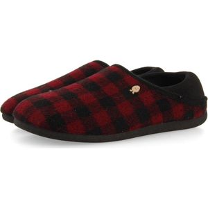 Hot Potatoes - 92204 - Pantoffel - Rood - Textiel - Rubberzool