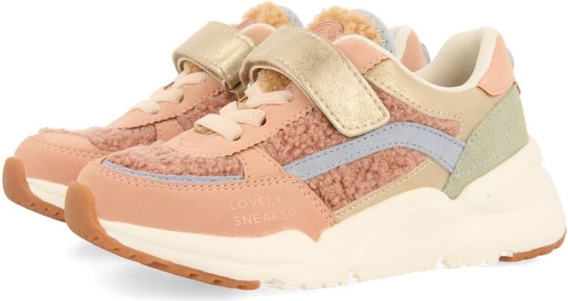 Gioseppo - Radby - Sneakers - Multicolor - Faux Fur Effect - Gio Memory Effect Binnenzool