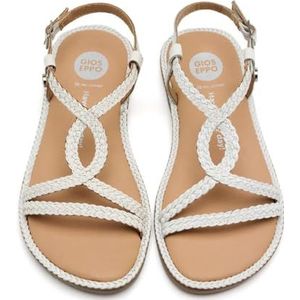 Gioseppo - Suffield - Sandalen - Gevlochten Leer - Parelversiering