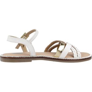 Gioseppo Medary - Sandalen - Leren - Vlechtwerk - Metallic Accenten