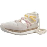 GIOSEPPO BRIDPORT Sportsandalen - Wit - Natuurlijk Leer - Sleehak 5,5 cm