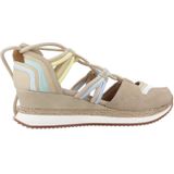 GIOSEPPO BRIDPORT Sportsandalen - Beige - Natuurlijk Leer - Sleehak 5,5 cm