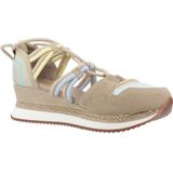 GIOSEPPO BRIDPORT Sportsandalen - Beige - Natuurlijk Leer - Sleehak 5,5 cm