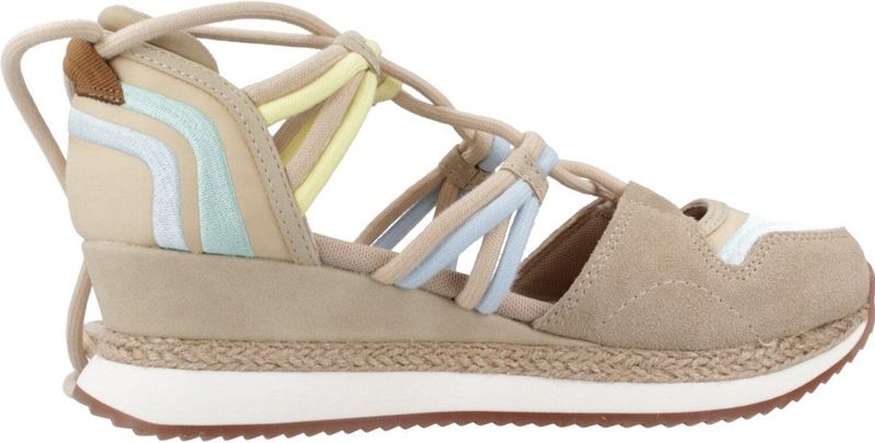 GIOSEPPO BRIDPORT Sportsandalen - Beige - Natuurlijk Leer - Sleehak 5,5 cm