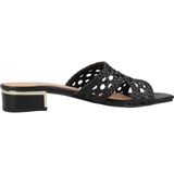 Gioseppo - Linn - Muiltjes - Gevlochten Leer - Metalen Accenten - Gevoerde Zool